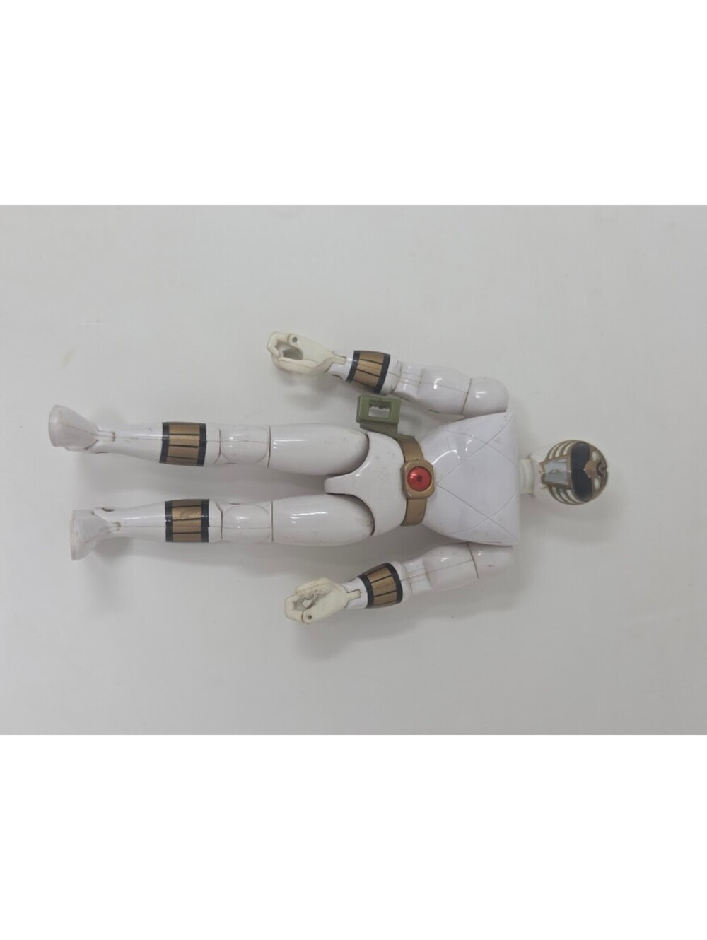 1993 White Ranger Power Ranger Action Figure 5 Inch Vintage Character Toy